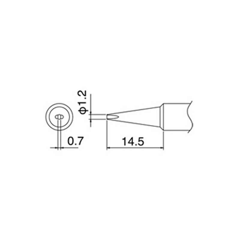SolderFun T18 Soldering Tips For HAKKO FX-888D FX-888 FX-8801 FX-600 (T18-D12) - Image 2
